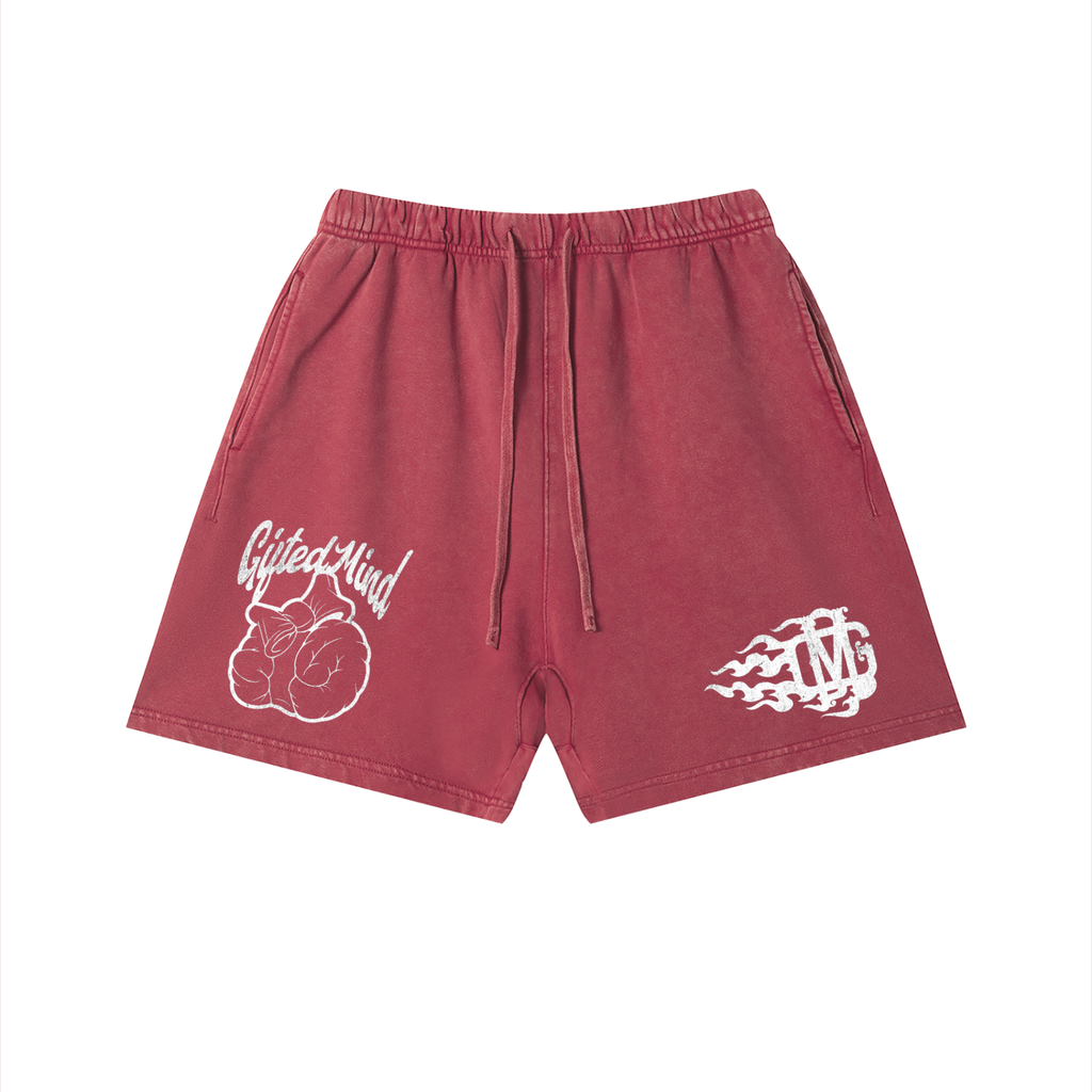 Unisex Vintage Wash Cotton Shorts