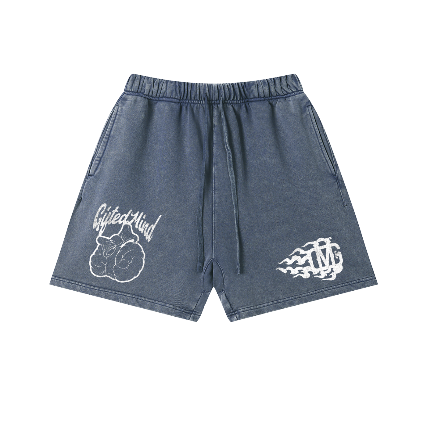 Unisex Vintage Wash Cotton Shorts