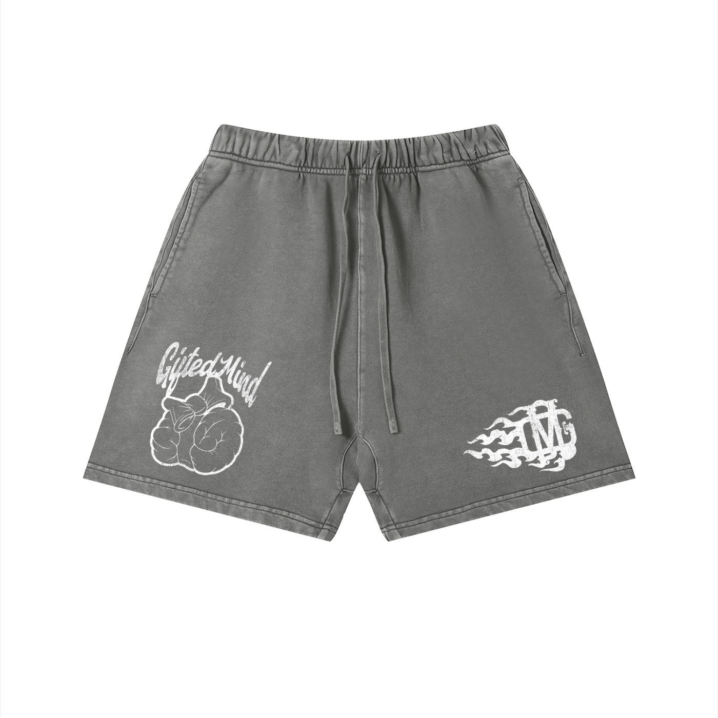 Unisex Vintage Wash Cotton Shorts